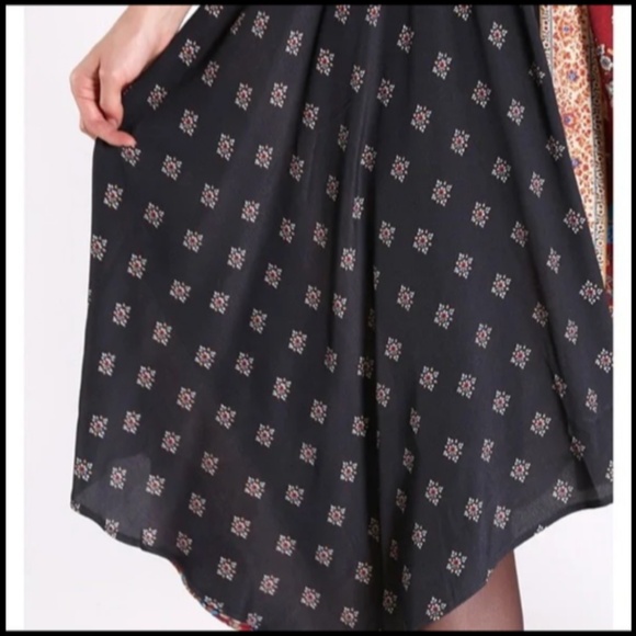 Desigual Gelia Bohemian Patchwork Handkerchief Midi Dress Size EU40/US 6 - NWT - Picture 5 of 16